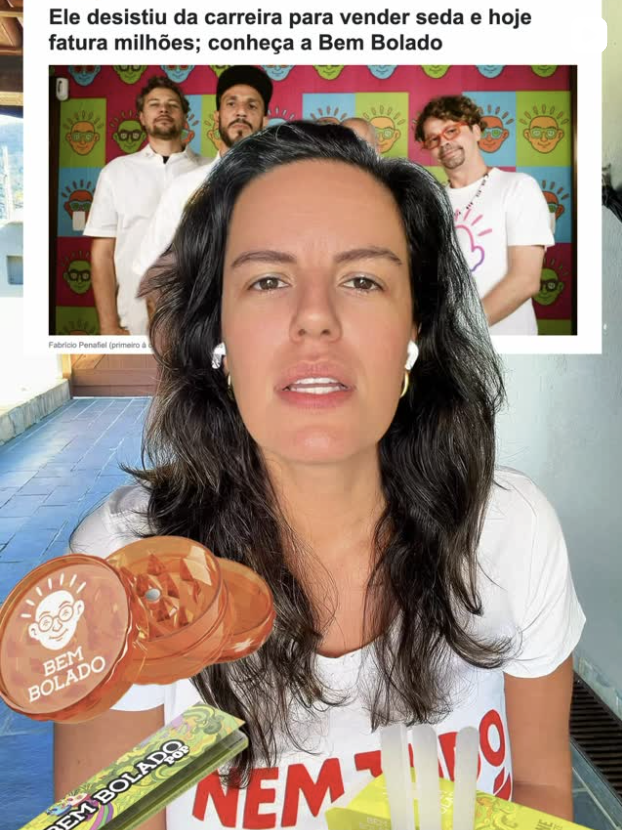 Nayara Ruiz em vídeo sobre a marca Bem Bolado